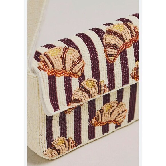 Anthropologie Fiona Beaded Bag: Food and Drink Edition - Croissants - Picture 3 of 3